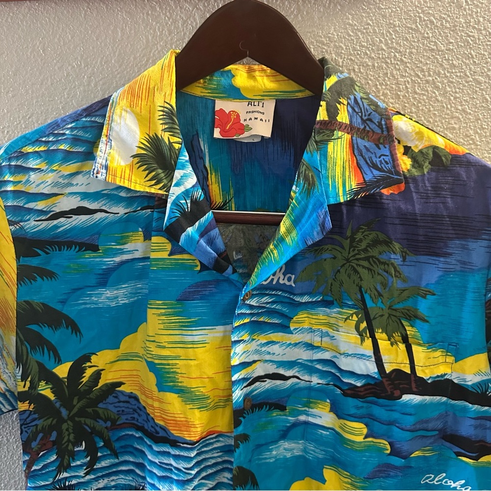 Vintage Hawaii Mens Weekend Vacation Short Sleeve Button Down 2 Shirts Sz M - Picture 8 of 15